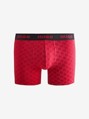 HUGO Logo Waistband Cotton Boxers 3 Pack - Bild 4 von 4