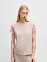 BOSS Natural Stretch Jersey Logo T-Shirt - Image 1 of 5