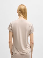 BOSS Natural Stretch Jersey Logo T-Shirt - Image 2 of 5