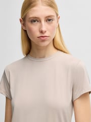 BOSS Natural Stretch Jersey Logo T-Shirt - Image 4 of 5