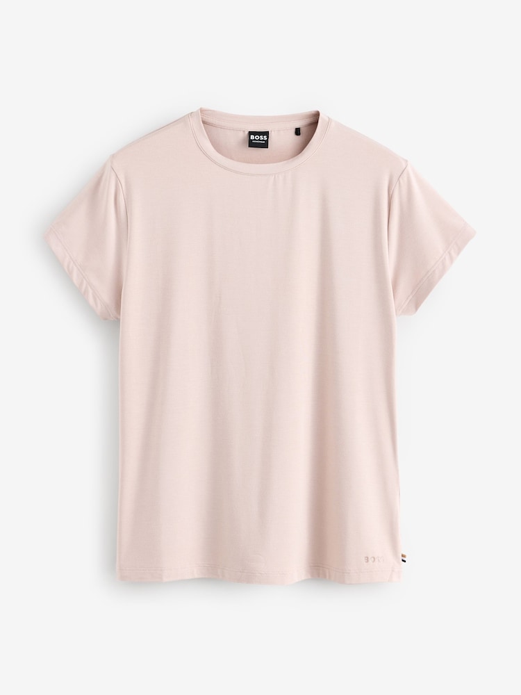 BOSS Natural Stretch Jersey Logo T-Shirt - Image 5 of 5