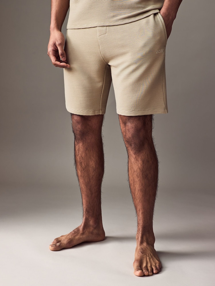 BOSS Natural Ottoman Jersey Shorts - Image 1 of 5