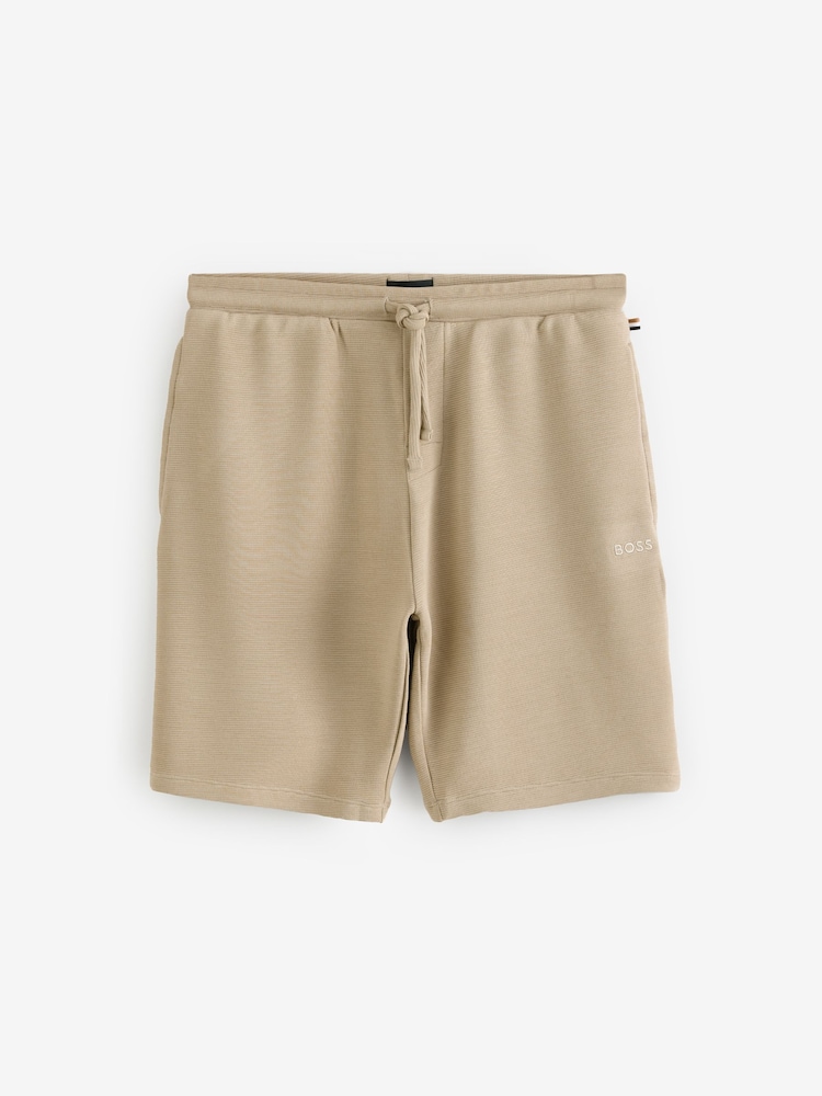 BOSS Natural Ottoman Jersey Shorts - Image 5 of 5