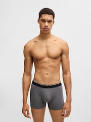 BOSS Black Stretch Jersey 3-Pack Boxers - Image 6 of 11