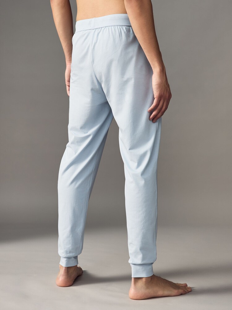 BOSS Blue/White Stretch Cotton Bottoms - Image 2 of 5 BOSS Blue/White Stretch Cotton Bottoms - Image 2 of 5