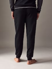 BOSS Black Waffle Structured Joggers - Image 2 of 5