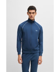 BOSS Blue Regular Fit Stretch Cotton Jacket - Image 1 of 6