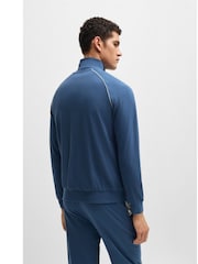 BOSS Blue Regular Fit Stretch Cotton Jacket - Image 4 of 6