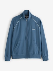 BOSS Blue Regular Fit Stretch Cotton Jacket - Image 6 of 6