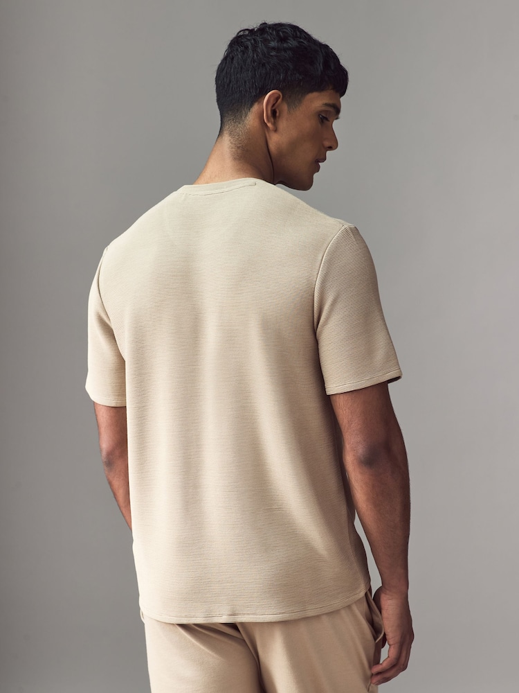 BOSS Natural Ottoman Jersey T-Shirt - Image 2 of 4