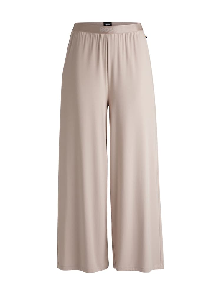 BOSS Natural Stretch Jersey Wide Leg Bottoms - Image 5 of 5