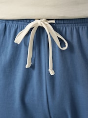 BOSS Blue Stretch Cotton Shorts - Image 3 of 9
