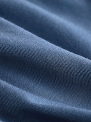 BOSS Blue Stretch Cotton Shorts - Image 9 of 9