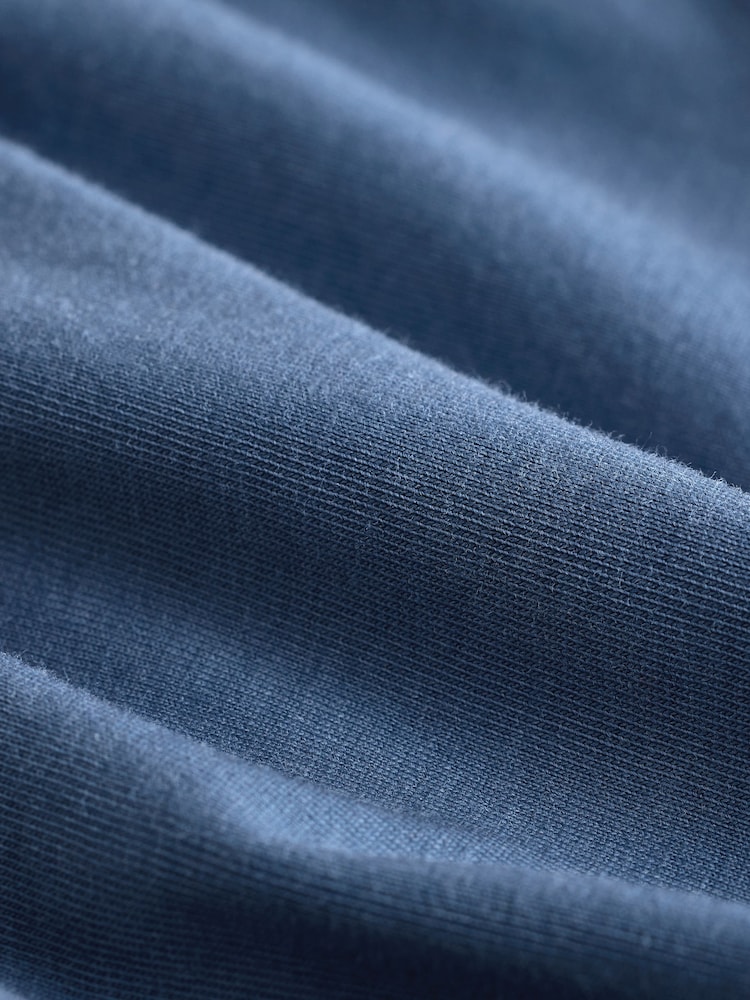 BOSS Blue Stretch Cotton Shorts - Image 9 of 9
