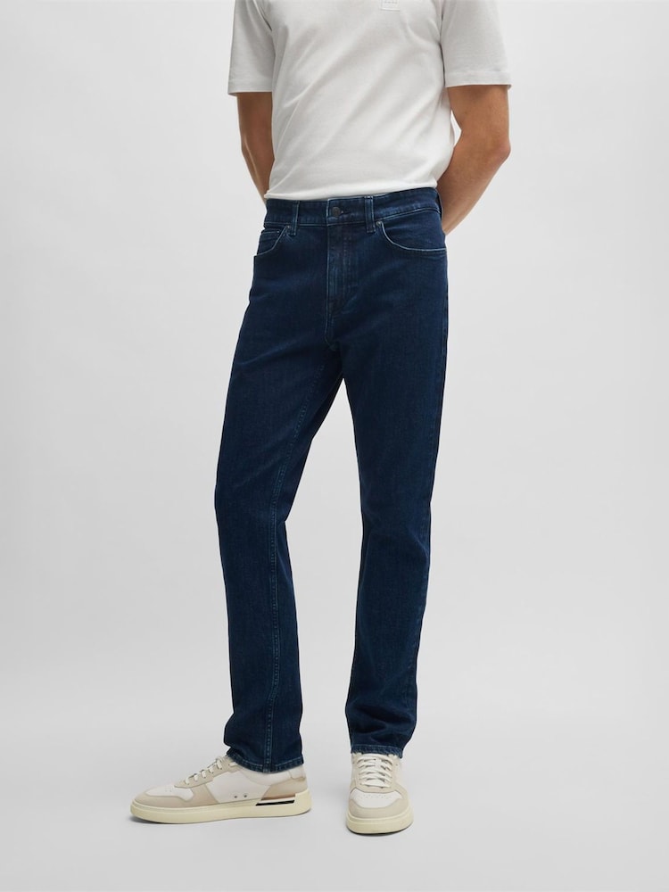 BOSS Blue Delaware Slim Fit Stretch Denim Jeans - Image 1 of 5