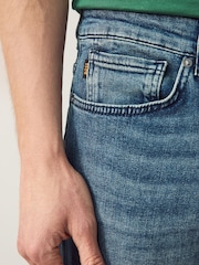 BOSS Denim Blue Tapered Fit Comfort Stretch Denim Jeans - Image 4 of 5