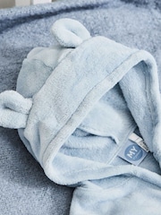 My 1st Years Blue Personalised Car Fleece Robe with Ears - Image 3 of 5