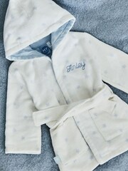 My 1st Years Personalised Star Towelling 100% Cotton Robe - Image 1 of 5