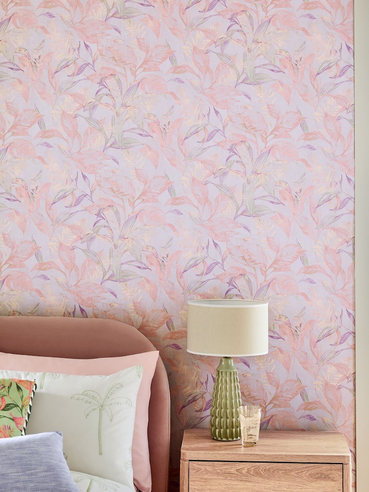 Lilac Global Garden Palm 10M Wallpaper - Image 1 of 5