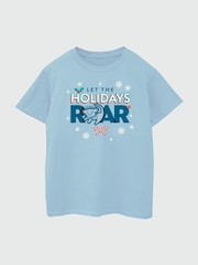 Brands In Blue Baby Boys Disney The Lion King Holidays Roar 100% Cotton T-Shirt - Image 3 of 4