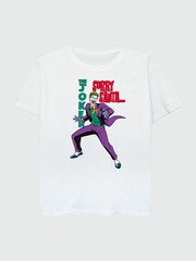 Brands In White Boys DC Comics The Joker Sorry Santa 100% Cotton T-Shirt - Image 3 of 4