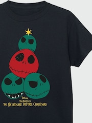 Brands In Black Boys Disney The Nightmare Before Christmas Tree 100% Cotton T-Shirt - Image 4 of 4