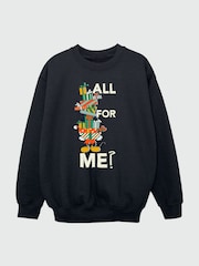 Brands In Black Boys Disney Mickey Mouse Christmas Presents Sweatshirt - Image 3 of 4