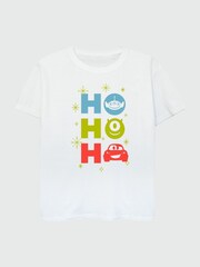 Brands In White Disney Classic Ho Ho Ho Boys 100% Cotton T-Shirt - Image 3 of 4