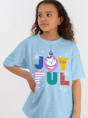 Brands In Blue Disney The Aristocats Marie Christmas Joyful Girls Baby 100% Cotton T-Shirt - Image 2 of 4