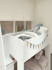 Kids Avenue White Oak Biblio Bunk Bed - Image 3 of 10
