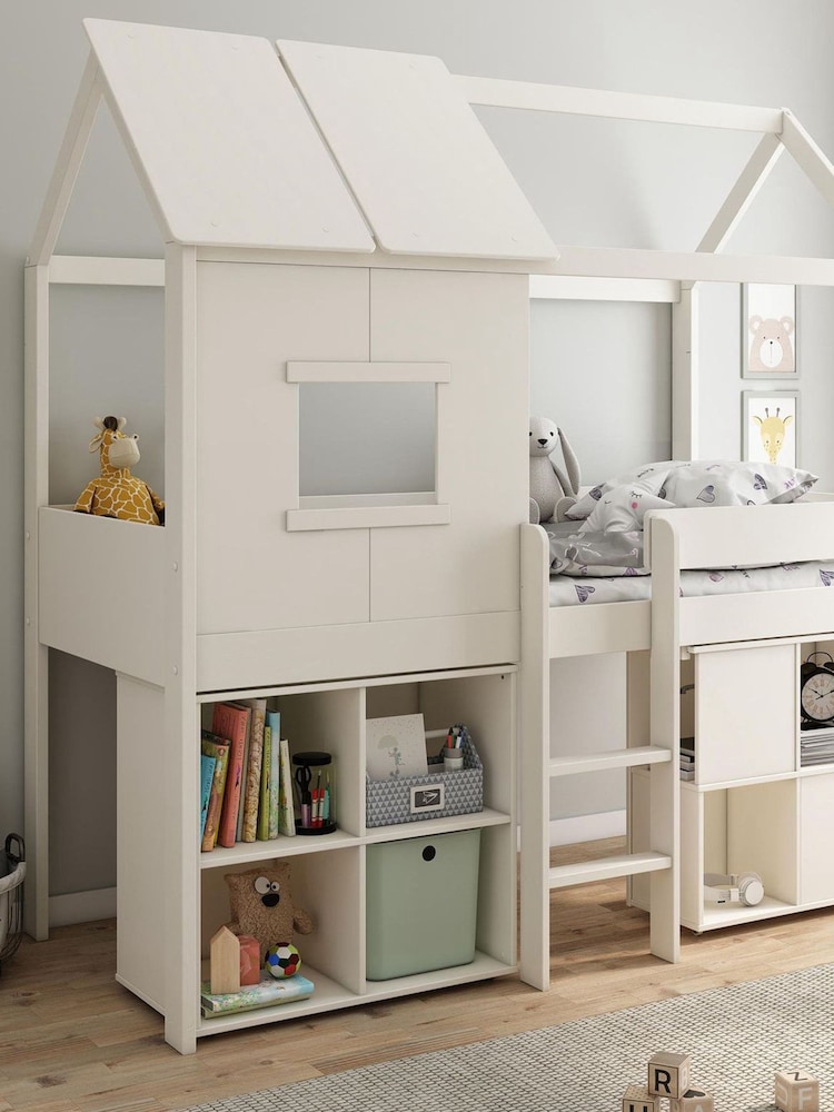 Kids Avenue White Midi Playhouse with Storage - Image 4 of 4