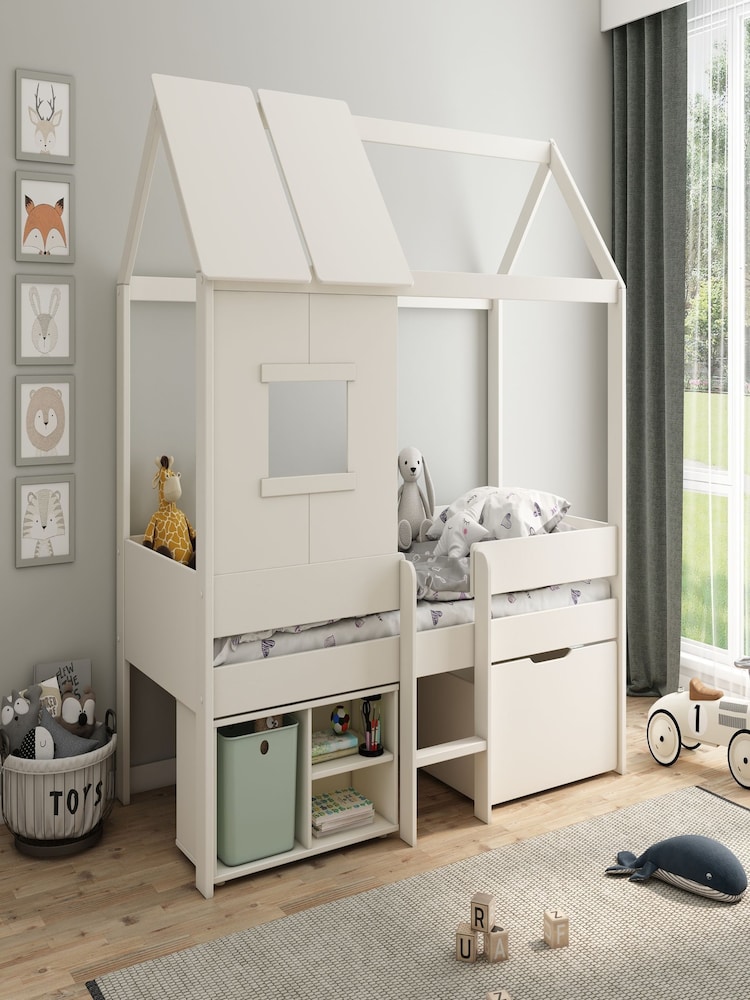 Kids Avenue White Mini Playhouse with Storage - Image 1 of 3 Kids Avenue White Mini Playhouse with Storage - Image 1 of 3