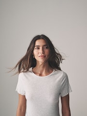 The Set Grey Marl/Pink/Blue 3 Pack Ribbed Pyjamas - Image 6 of 14