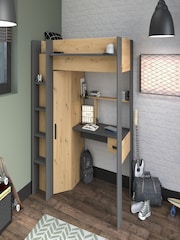 Kids Avenue Grey Oak Grayson Highsleeper - Image 1 of 10