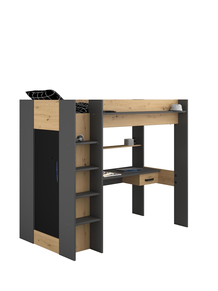 Kids Avenue Grey Oak Grayson Highsleeper - Image 6 of 6