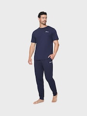 Threadbare Blue Navy Pyjamas Set - Image 1 of 6
