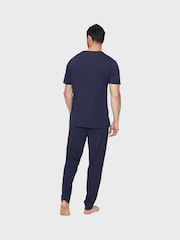 Threadbare Blue Navy Pyjamas Set - Image 2 of 6