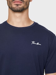 Threadbare Blue Navy Pyjamas Set - Image 3 of 6