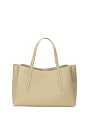 BOSS Natural Double B Monogram Grained Faux-Leather Tote Bag - Image 2 of 3