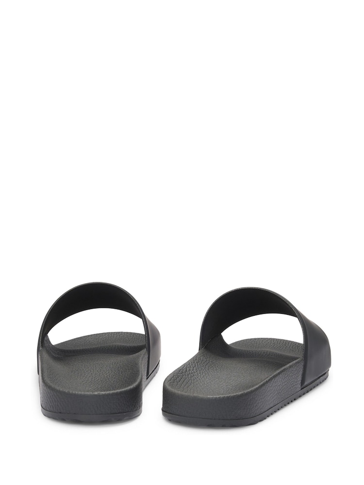 HUGO Black Hugo Logo Label Sliders - Image 4 of 4