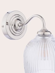 Laura Ashley Polished Chrome Charissa 1 Light Wall Light Ip44 - Image 7 of 7