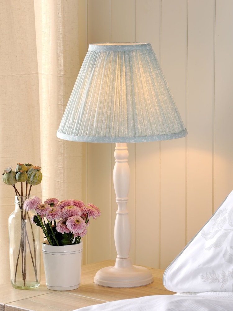 Laura Ashley White Campion Table Lamp - Image 1 of 6