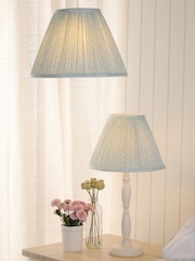 Laura Ashley White Campion Table Lamp - Image 3 of 6