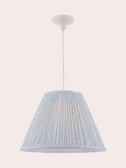 Laura Ashley White Campion 1 Light Pendant Ceiling Light - Image 4 of 7