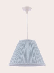 Laura Ashley White Campion 1 Light Pendant Ceiling Light - Image 5 of 7