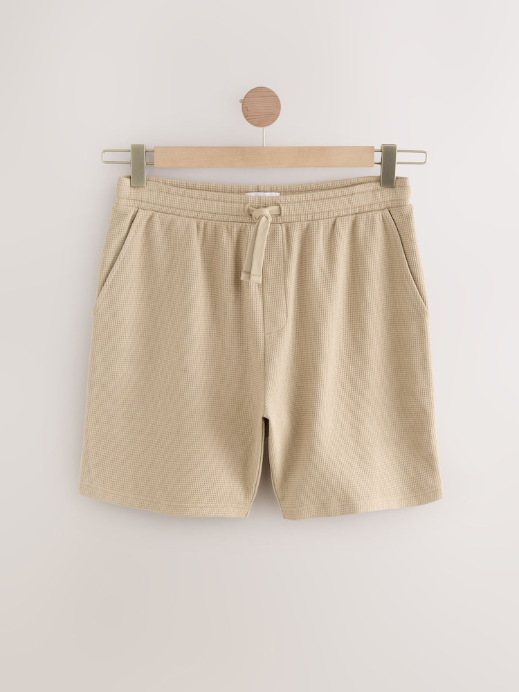 Green/Grey/Neutral - 100% Cotton Co-ord T-Shirts And Shorts Set 3 Pack - Image 11 of 15