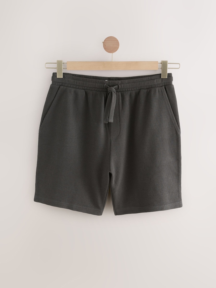 Green/Grey/Neutral - 100% Cotton Co-ord T-Shirts And Shorts Set 3 Pack - Image 12 of 15