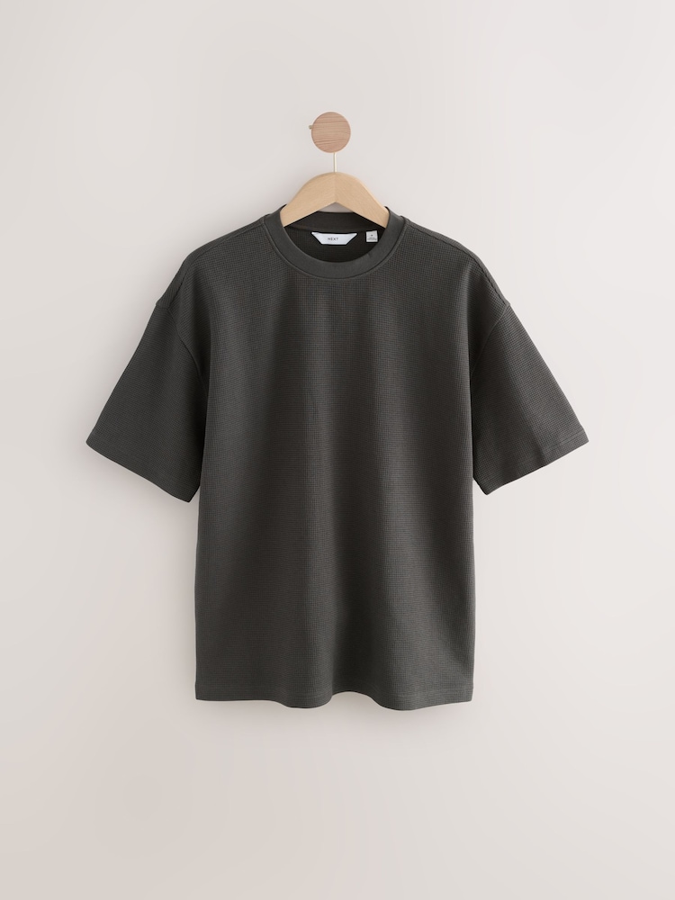 Green/Grey/Neutral - 100% Cotton Co-ord T-Shirts And Shorts Set 3 Pack - Image 8 of 15