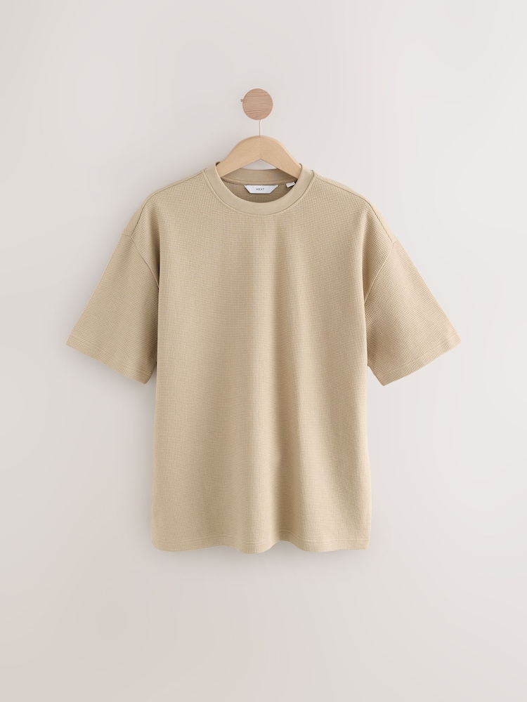 Green/Grey/Neutral - 100% Cotton Co-ord T-Shirts And Shorts Set 3 Pack - Image 9 of 15