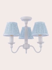 Laura Ashley White Campion 3 Light Semi Flush Ceiling Light - Image 4 of 6